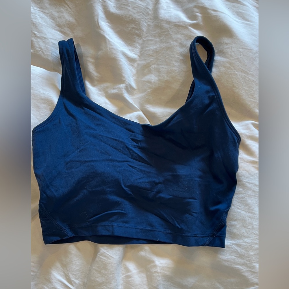 New Women's Navy Blue Sports Bra